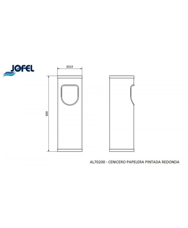 🚮 Coș de Gunoi Exterior cu Scrumieră Integrată, volum 25L – Gri Inox, Rezistent la Intemperii și Vandalism, Jofel Premium 🚮 Coș de Gunoi Exterior cu Scrumieră Integrată, volum 25L – Gri Inox, Rezistent la Intemperii și Vandalism, Jofel Premium