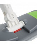 Mopuri profesionale - Suport metalic pentru mop plat cu buzunare, 80 cm, compatibil sistem B8, rotire 360°, conform normelor UE, verde / gri - arli.ro