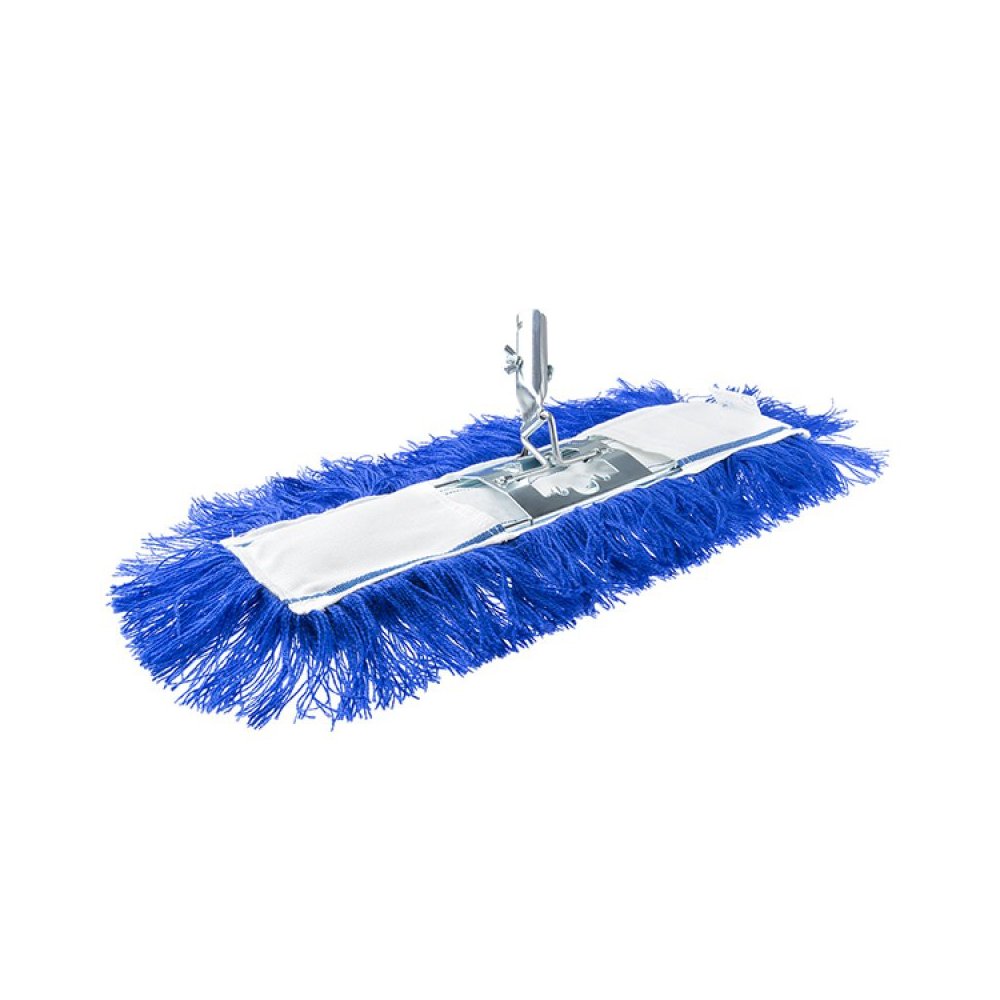 Sistem Profesional pentru Lustruire in Zone cu Risc Scazut de Contaminare – Mop Antistatic 🚱 din Acryl + Suport Metalic, 40 cm