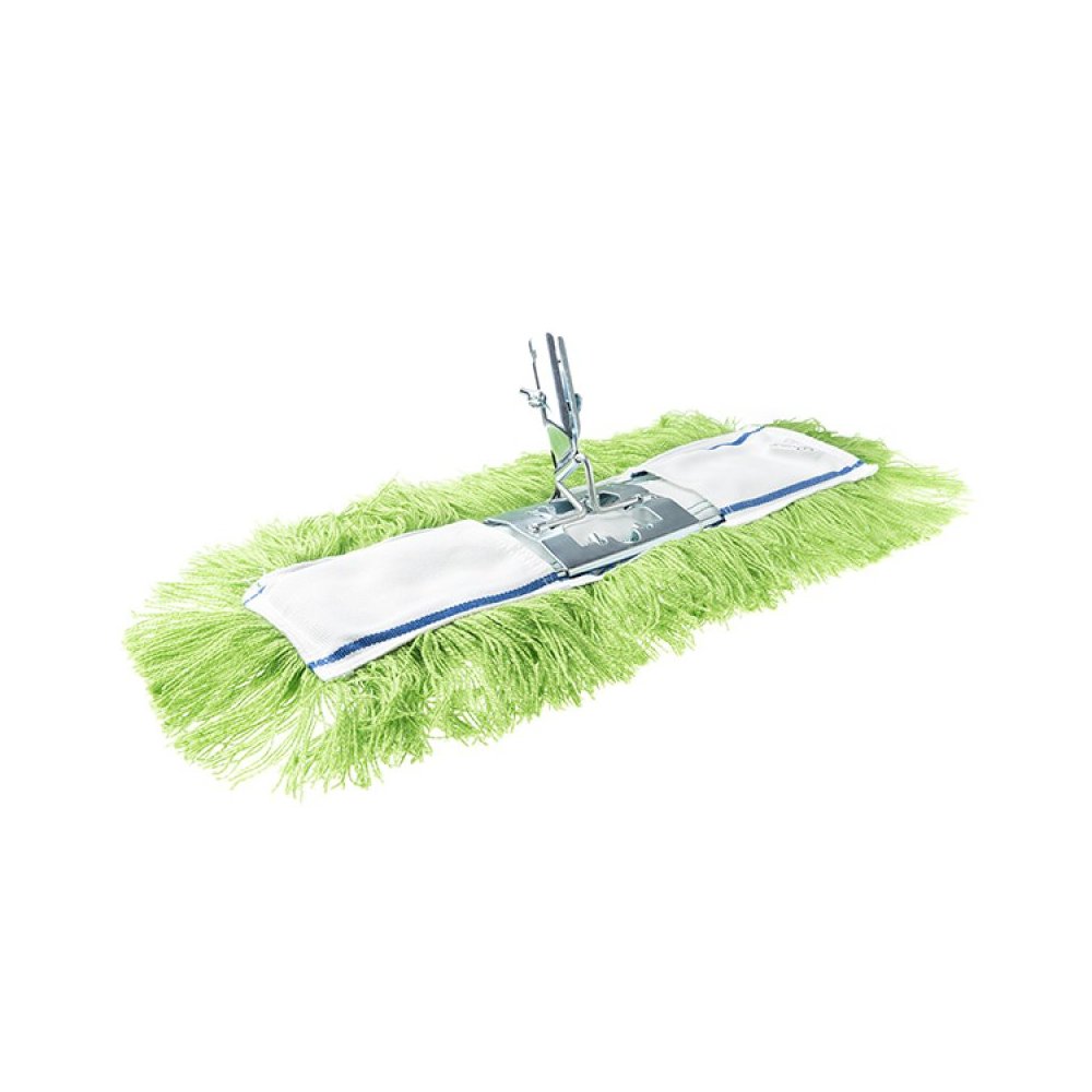 Sistem Profesional pentru Lustruire in Zone Alimentare – Mop Antistatic 🚱 din Acryl + Suport Metalic, 40 cm