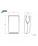 Uscatoare de maini - Uscător de Mâini Jofel Infinity cu auto sterilizare SteriTouch®🦠, HEPA, viteza aer 540 km/h 🚀, vaporizator 💦, Putere 1550W - arli.ro