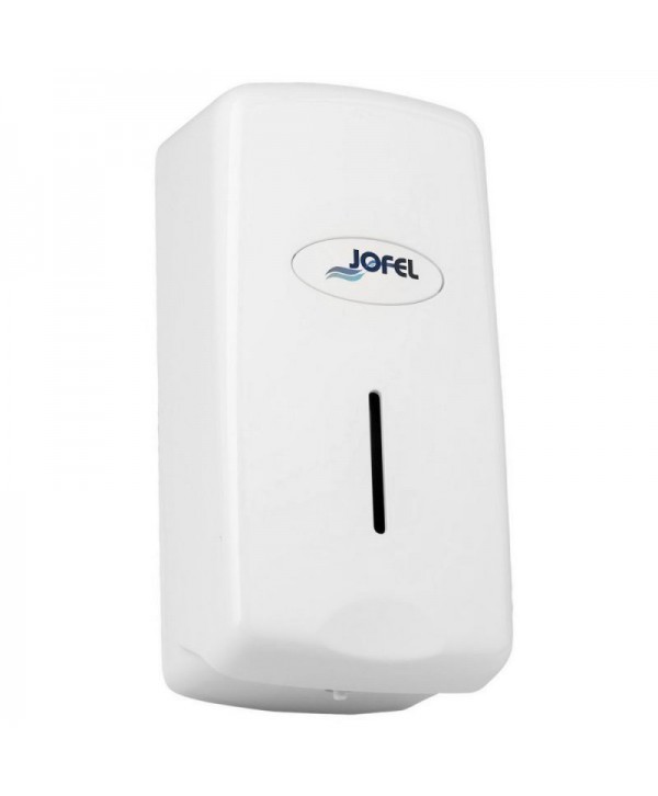 Dozatoare de sapun - - Dozator sapun lichid Jofel SMART, capacitate 1000 ml, vizor de nivel, ABS de inalta calitate, inchidere cu cheie, alb - arli.ro
