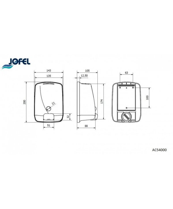Dozator premium din inox satinat pentru sapun lichid, antivandalism 🔒 anticoroziune 🛡️ 1000 ml, Jofel Futura