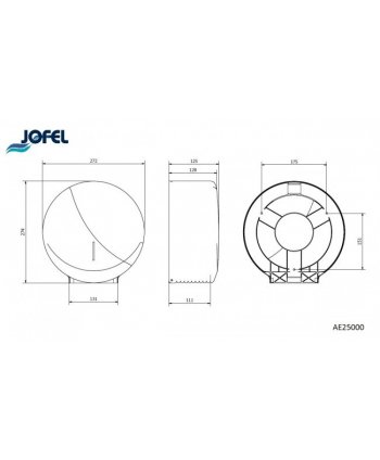 Dispenser Premium 💎 de Hârtie Igienică Jofel, Inox Satinat Antivandalism – Eleganță și Funcționalitate în Spațiile Premium
