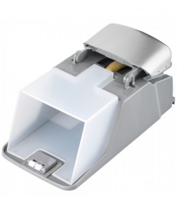 Dozator din inox satinat pentru sapun lichid din gama Jofel Futura, antivandalism, design minimalist, calitate premium