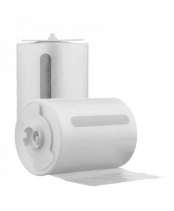  Capace WC cu folie igienica - Rola folie pentru colacul WC automat cu senzor si display - 130 utilizari - arli.ro