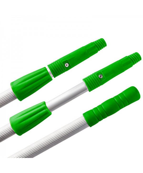 Materiale de curatenie - - Mâner Telescopic Profesional din Aluminiu pentru Curățenie la Înălțime Mare - 4,5 metri (3 buc x 1,5 metri) - arli.ro