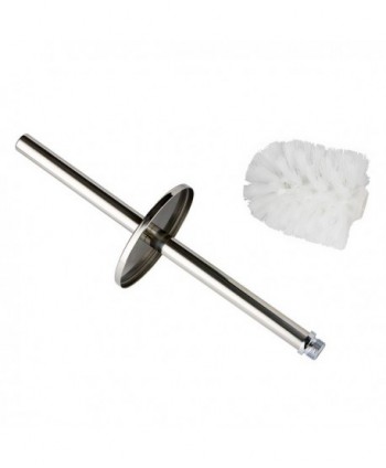 Perie WC cu Suport Profesional din Inox AISI 304 – Grosime 1 mm, Finisaj Lucios, Montaj Perete / Pardoseală