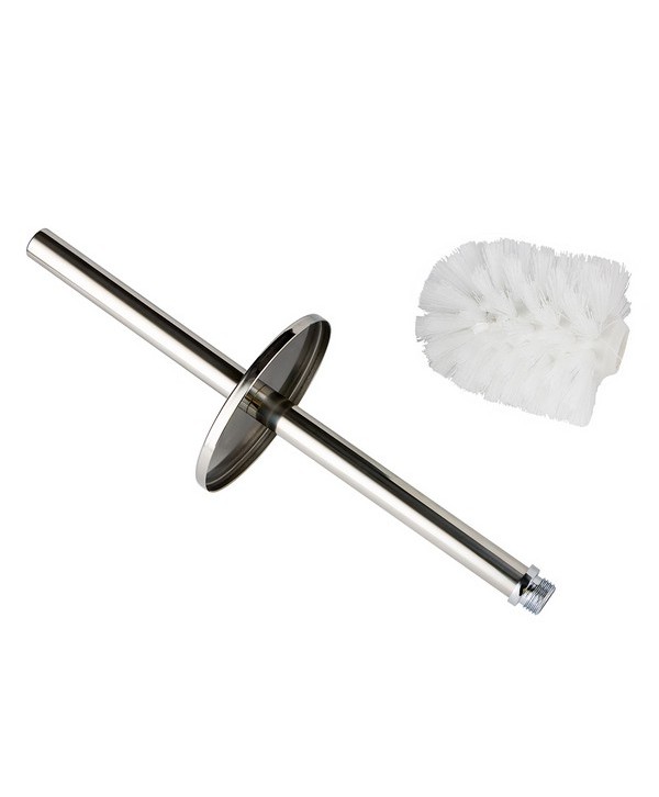 Perie WC cu Suport Profesional din Inox AISI 304 – Grosime 1 mm, Finisaj Lucios, Montaj Perete / Pardoseală Perie WC cu Suport Profesional din Inox AISI 304 – Grosime 1 mm, Finisaj Lucios, Montaj Perete / Pardoseală