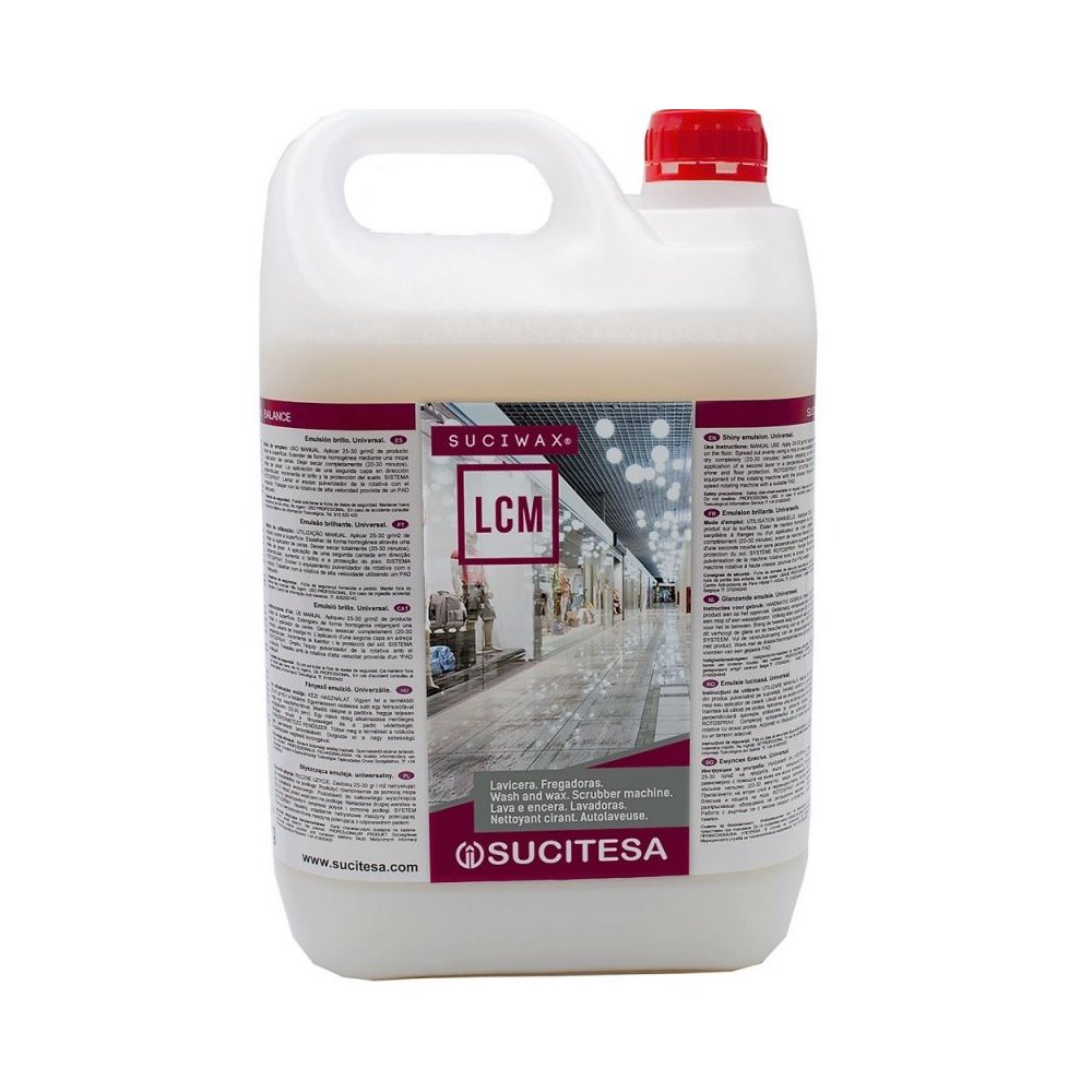 Suciwax LCM – Detergent Profesional pentru Mașini de Curățat, Strălucire și Protecție Durabilă