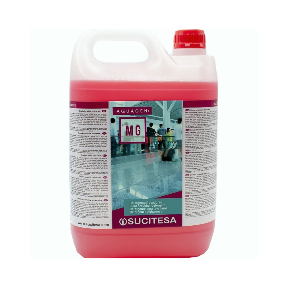 Aquagen MG – Detergent Profesional pentru Mașini de Curățat Pardoseli, Strălucire și Protecție
