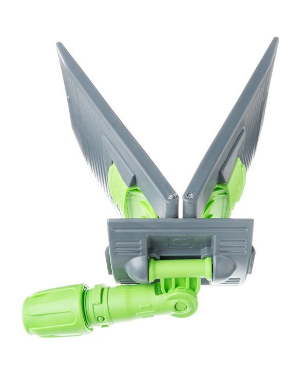Suport pentru mop plat profesional cu buzunare, 60 cm, compatibil sistem B6, rotire 360°, conform normelor UE, verde / gri Suport pentru mop plat profesional cu buzunare, 60 cm, compatibil sistem B6, rotire 360°, conform normelor UE, verde / gri