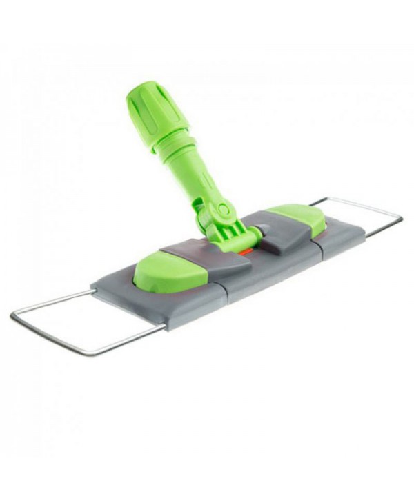 Mopuri profesionale - - Suport metalic pentru mop plat profesional 40 cm, verde – Igienă optimizată pentru bucătării și zone de preparare a alimentelor - arli.ro