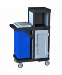 Carucioare pentru cameriste - Cărucior Multifuncțional pentru Hotel 🏨 ArliPlus® M970 – Organizare, Eficiență și Sustenabilitate - arli.ro