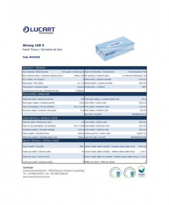 Șervețele faciale extrafine Lucart 100 buc – Delicatețe și Performanță Premium