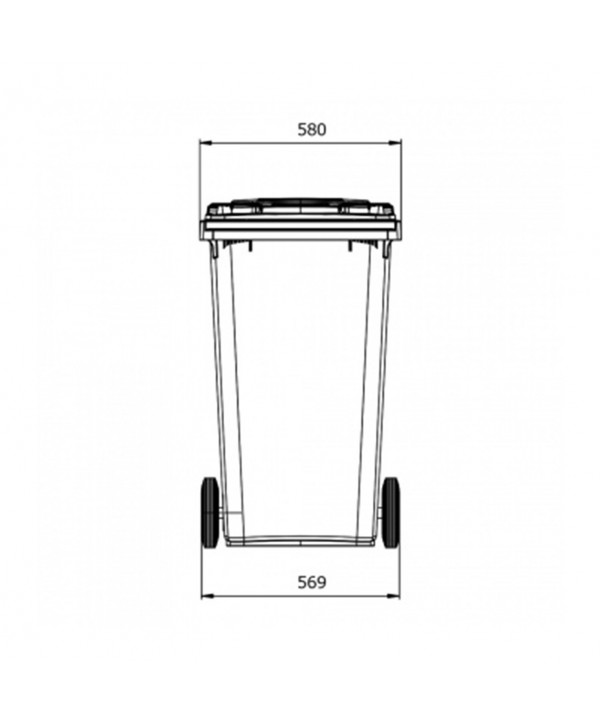 🚮 Pubelă Maro Colectare Selectivă 240L Fabricată în Germania de ESE®, Rezistentă la Coroziune, UV, Intemperii 🚮 Pubelă Maro Colectare Selectivă 240L Fabricată în Germania de ESE®, Rezistentă la Coroziune, UV, Intemperii