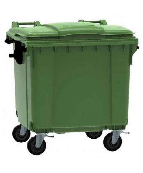  Cosuri gunoi stradale - - Container de gunoi, VERDE - 1100 litri - arli.ro