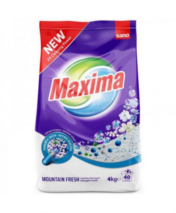  Detergenti si solutii de curatat - Detergent Sano Maxima Mountain Fresh 4 kg - arli.ro