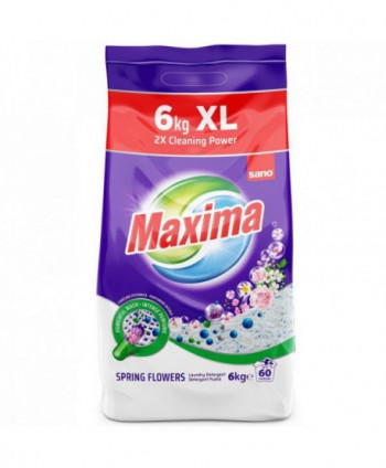  Detergenti si solutii de curatat - Detergent Sano Maxima Spring Flowers 6 kg - arli.ro