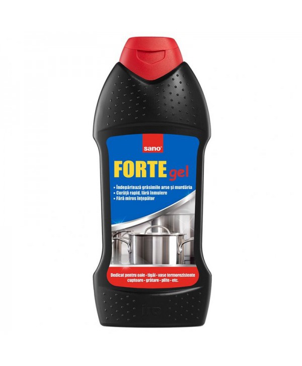  Detergenti si solutii de curatat - - Detergent aragaz, cuptor - Sano Forte Gel 500 ml - arli.ro