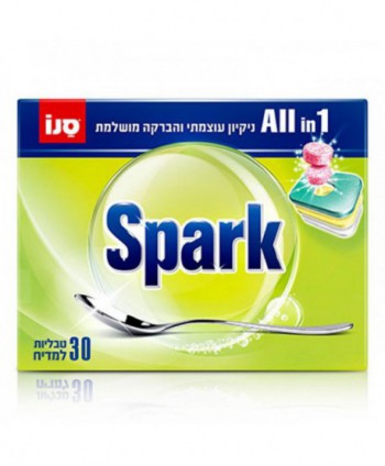  Detergenti si solutii de curatat - Detergent masina spalat vase - Sano Spark  30 tablete - arli.ro