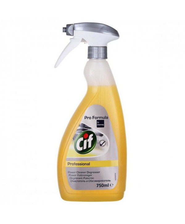 Detergenti si solutii de curatat - - Cif Professional Power Cleaner 750 ml – Puterea Curățeniei Profesionale pentru Suprafețe Impecabile - arli.ro