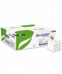  Hartie igienica - Hartie igienica pliata (bulk), certificata Ecolabel, testata dermatologic, Lucart Eco, 40 pachete x 210 portii - arli.ro