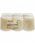 Consumabile hartie - 🌱 Prosoape de hartie rola 100% ecologice, celuloza Fiberpack®, 2 straturi, 450 portii, 135 metri, Lucart 852226, pachet 6 role - arli.ro