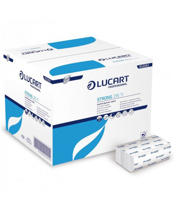 Consumabile hartie - - Șervețele de masă Premium Lucart Strong, 40 Pachete x 150 buc – Performanță și Calitate Superioară - arli.ro