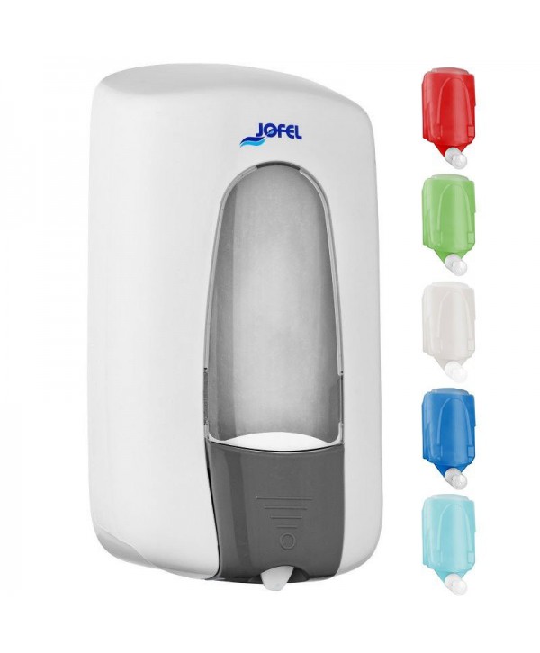  Dozatoare de sapun din ABS - - Dozator de sapun, alb, sistem MIX, Jofel, 1000 ml - arli.ro