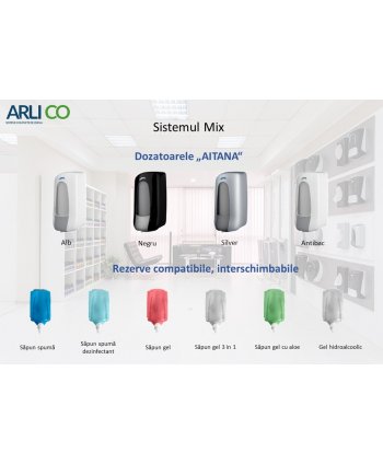 Rezervă Săpun Gel - Jofel Sistem MIX 1000 ml – Igienă Avansată și Hidratare Intensivă