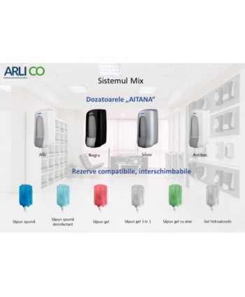 Rezervă Săpun Spumă Jofel Sistem MIX – Igienă Premium și Consum Redus pentru Toalete cu Trafic Intens