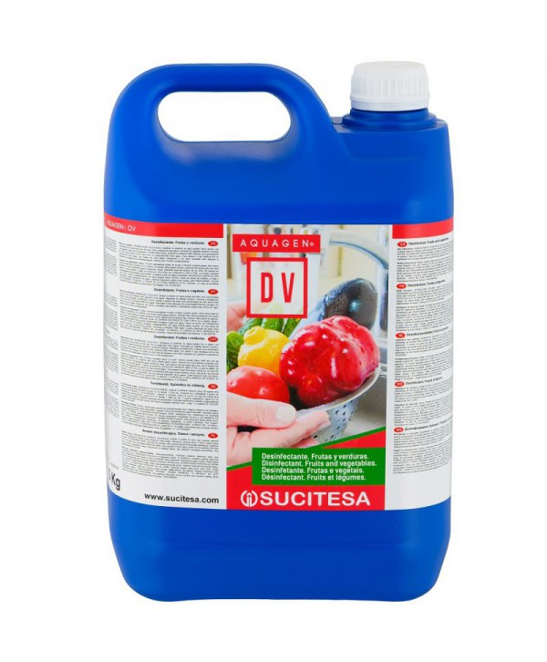  Dezinfectanti pentru suprafete - - Detergent pentru fructe si legume - Aquagen DV - 5 litri - arli.ro