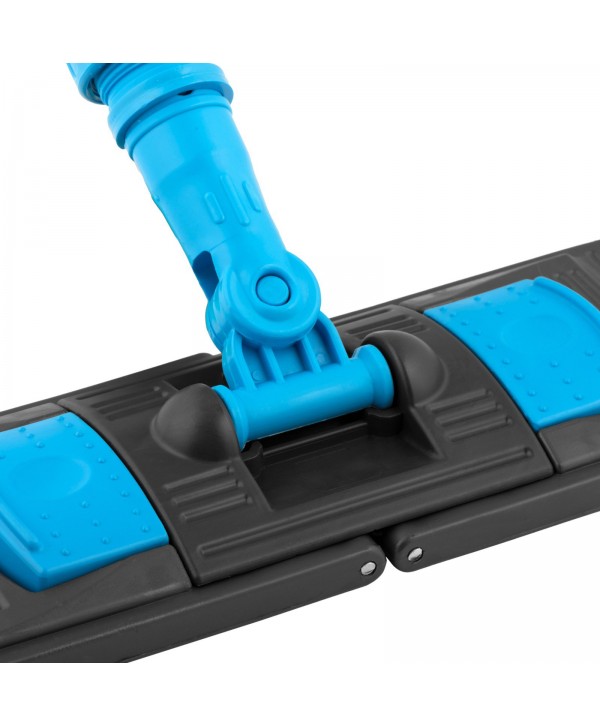 Suport mop profesional plat albastru 40 cm, fixare cu urechi, pentru birouri Suport mop profesional plat albastru 40 cm, fixare cu urechi, pentru birouri