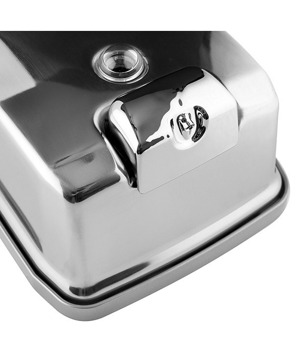 Dozator premium din inox lucios pentru sapun lichid, antivandalism 🔒 anticoroziune 🛡️ 1000 ml, Jofel Futura Dozator premium din inox lucios pentru sapun lichid, antivandalism 🔒 anticoroziune 🛡️ 1000 ml, Jofel Futura