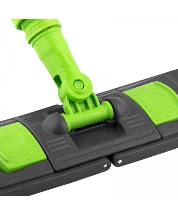 Suport mop profesional plat verde 40 cm, fixare cu urechi, pentru bucătării
