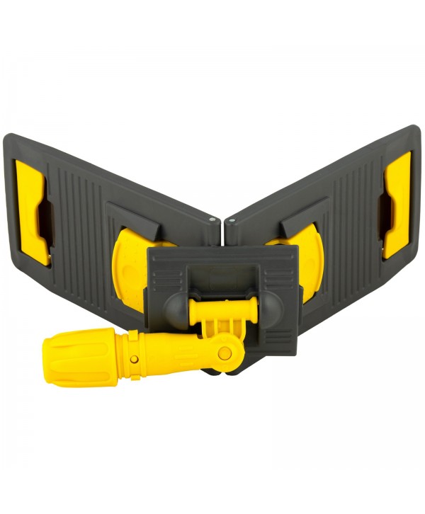 Suport mop profesional plat galben 50 cm, fixare cu urechi, pentru bai, vestiare Suport mop profesional plat galben 50 cm, fixare cu urechi, pentru bai, vestiare