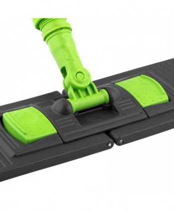 Suport mop profesional plat verde 50 cm, fixare cu urechi, pentru zone de servire a mesei