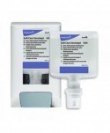  Dozatoare si statii de dezinfectare - Dozator alb manual + 2*1300 ml Sapun dezinfectant medical Soft Care Sensisept - arli.ro
