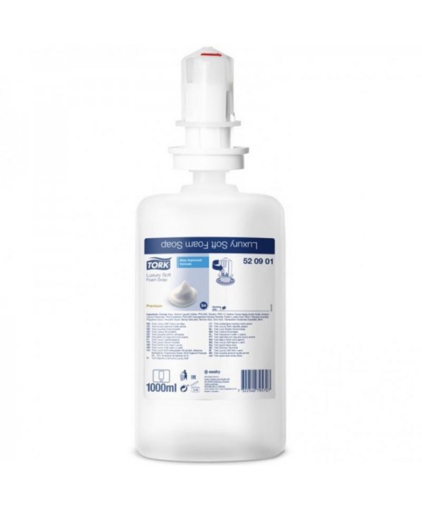 Consumabile (sapunuri, geluri, creme) - - Sapun spuma - Tork Luxury Soft - 1000 ml - arli.ro