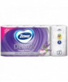 8 🧻 Hârtie Igienică Zewa Deluxe Lavender Dreams – Moale, Parfumată și Sustenabilă