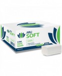 Consumabile hartie - Prosoape de hartie pliate ArliSoft® V-Fold White 🏆 2 straturi, celuloza 100%, 3000 buc, 20 pach x 150 servetele, 22 x 25 cm - arli.ro