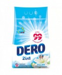  Detergenti si solutii de curatat - Detergent praf pentru rufe Dero 2 in 1 Iris alb si flori de romanita - 6 Kg - arli.ro