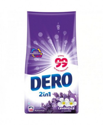  Detergenti si solutii de curatat - Detergent praf pentru rufe Dero 2 in 1 Levantica si iasomie - 10 Kg - arli.ro