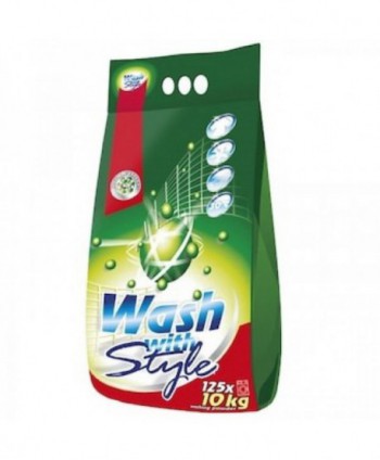  Detergenti si solutii de curatat - Detergent praf pentru rufe Wash with style - 10 Kg - arli.ro