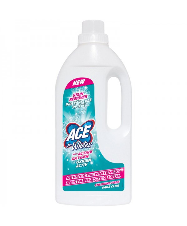  Detergenti si solutii de curatat - - Solutie pt scos pete de pe rufe albe - Ace Whites  - 1 litru - arli.ro