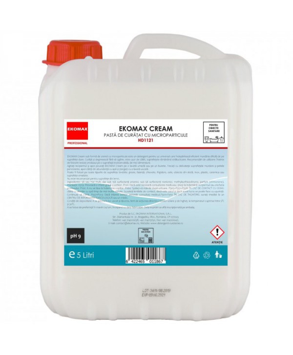 Detergenti si solutii de curatat - - Pasta de curatat cu microparticule - Ekomax 5 litri - arli.ro