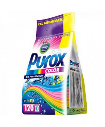  Detergenti si solutii de curatat - Detergent praf pentru rufe Purox Color - 10 Kg - arli.ro