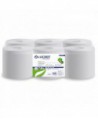Prosoape de hartie tip rola, 2 straturi, hartie reciclata Ecolabel, 100 metri, 435 portii, Lucart 861081, pachet 6 role