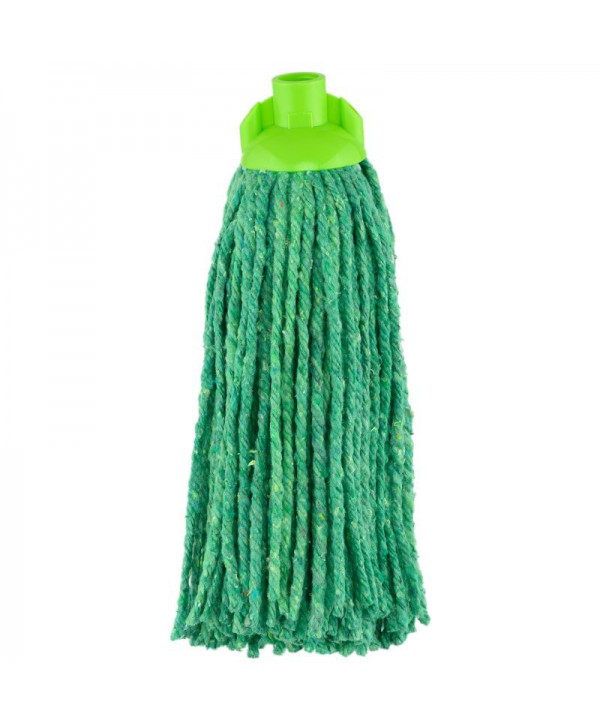  Mopuri profesionale - - Mop din bumbac pentru spalare / absorbtie lichide, compatibil sistem K1, 250 gr, conform cod culori UE, verde - arli.ro